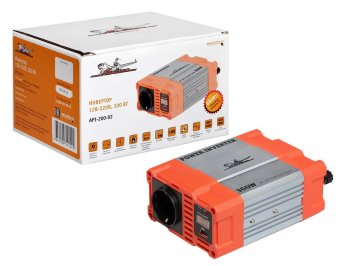 3 899 р. Преобразователь напряжения (инвертор) 12-220V 300Вт AIRLINE AIRLINE api-200-02  с доставкой в г. Керчь. Увеличить фотографию 5