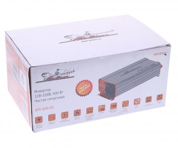 12 599 р. Преобразователь напряжения (инвертор) 12-220V 500Вт AIRLINE AIRLINE api-600-05  с доставкой в г. Керчь. Увеличить фотографию 3