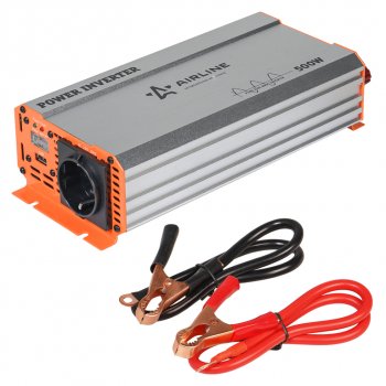 12 599 р. Преобразователь напряжения (инвертор) 12-220V 500Вт AIRLINE AIRLINE api-600-05  с доставкой в г. Керчь. Увеличить фотографию 5