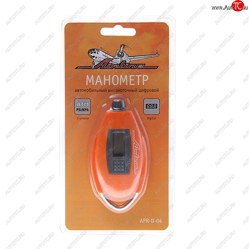 719 р. Манометр шинный цифровой 7.0атм. AIRLINE AIRLINE apr-d-04  с доставкой в г. Керчь