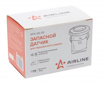 293 р. Сенсор датчика парковки d=19мм черный AIRLINE AIRLINE aps-ss-05  с доставкой в г. Керчь. Увеличить фотографию 2