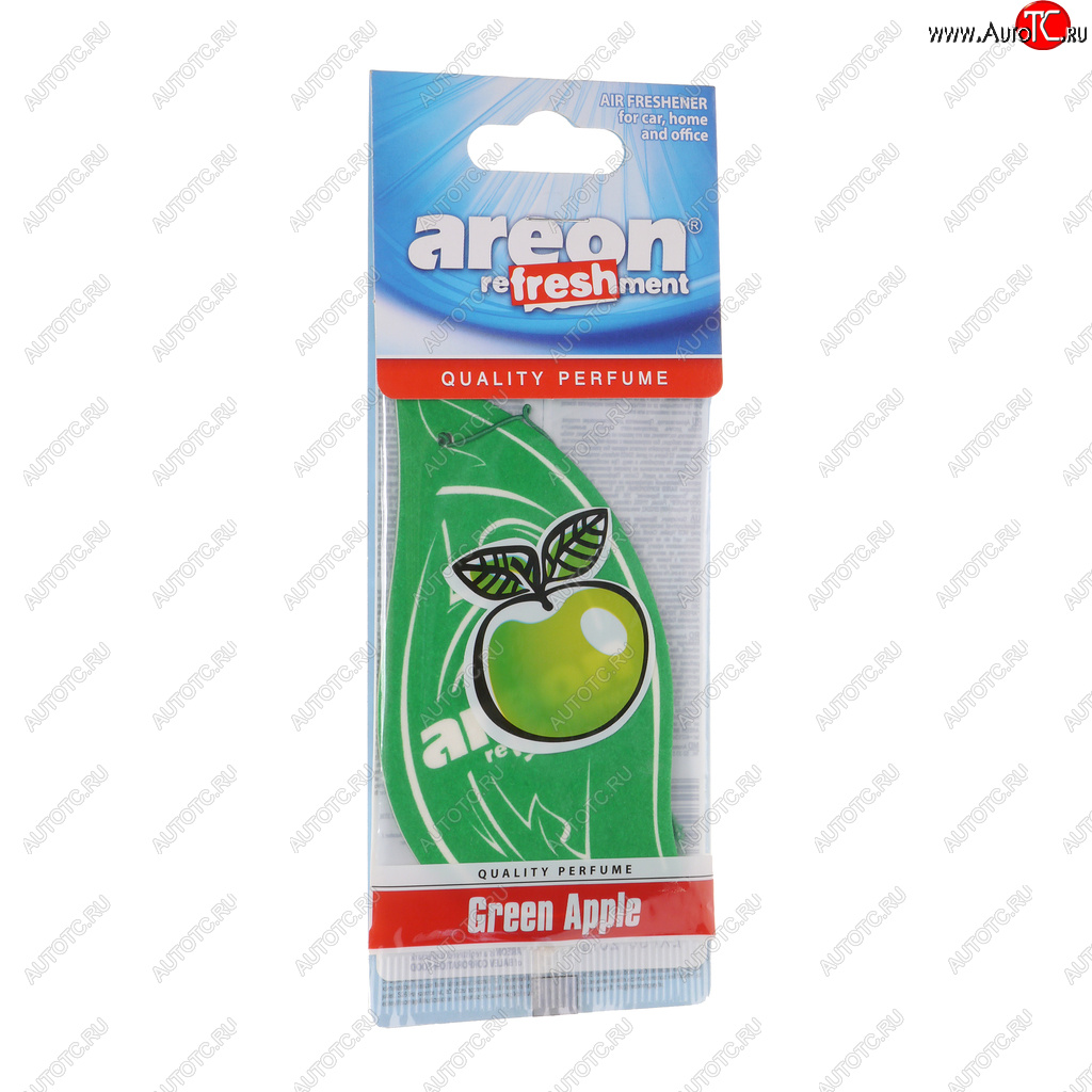 76 р. Ароматизатор подвесной пластина (яблоко зеленое) Refreshment Airplane AREON AREON ar03  с доставкой в г. Керчь
