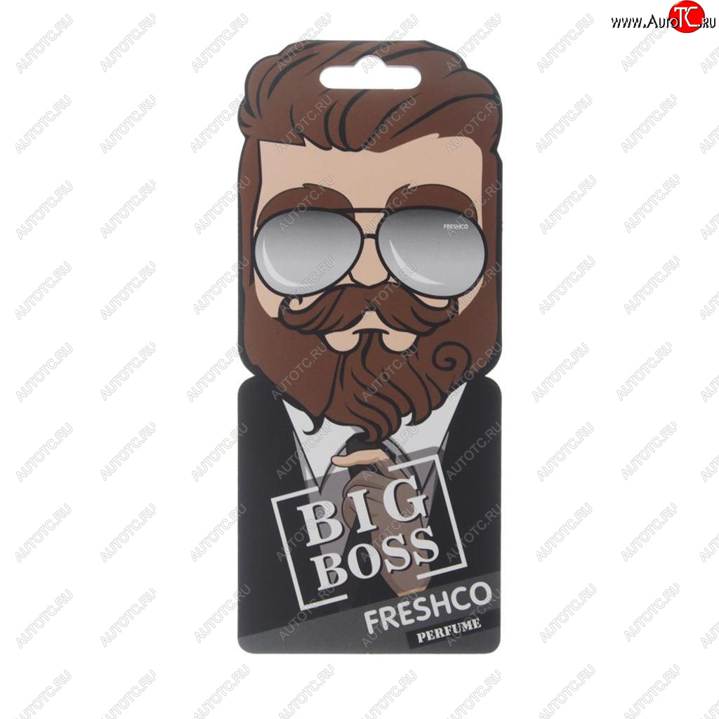 125 р. Ароматизатор подвесной пластина (парфюм) TM Boss Территория мужчин FRESHCO FRESHCO ar1tm030  с доставкой в г. Керчь