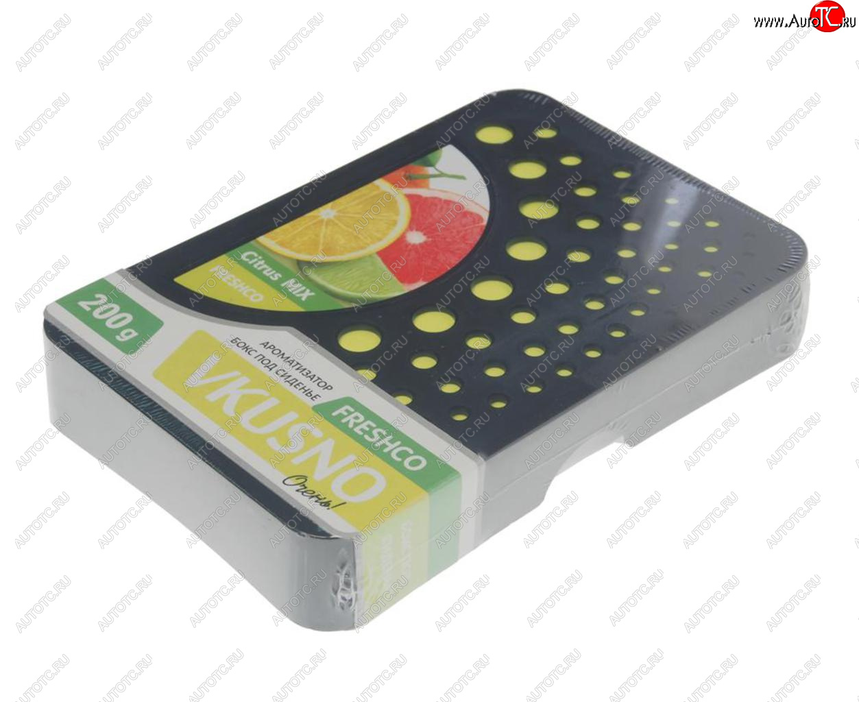 359 р. Ароматизатор под сиденье гелевый (цитрусовый микс) 200г Vkusno FRESHCO FRESHCO ar4bx010  с доставкой в г. Керчь