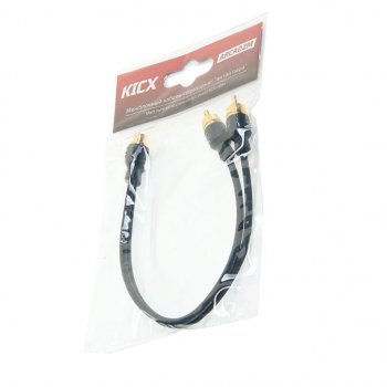 489 р. Кабель RCA 1х2 адаптер KICX KICX arca02m  с доставкой в г. Керчь. Увеличить фотографию 1