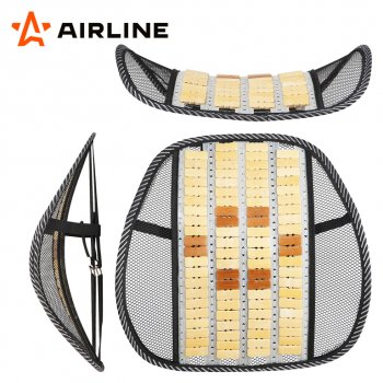 539 р. Подушка поясничная массажная с деревянными вставками AIRLINE AIRLINE asc-bs-17  с доставкой в г. Керчь. Увеличить фотографию 6