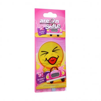 Ароматизатор подвесной пластина (bubble gum) Smile AREON AREON asd12