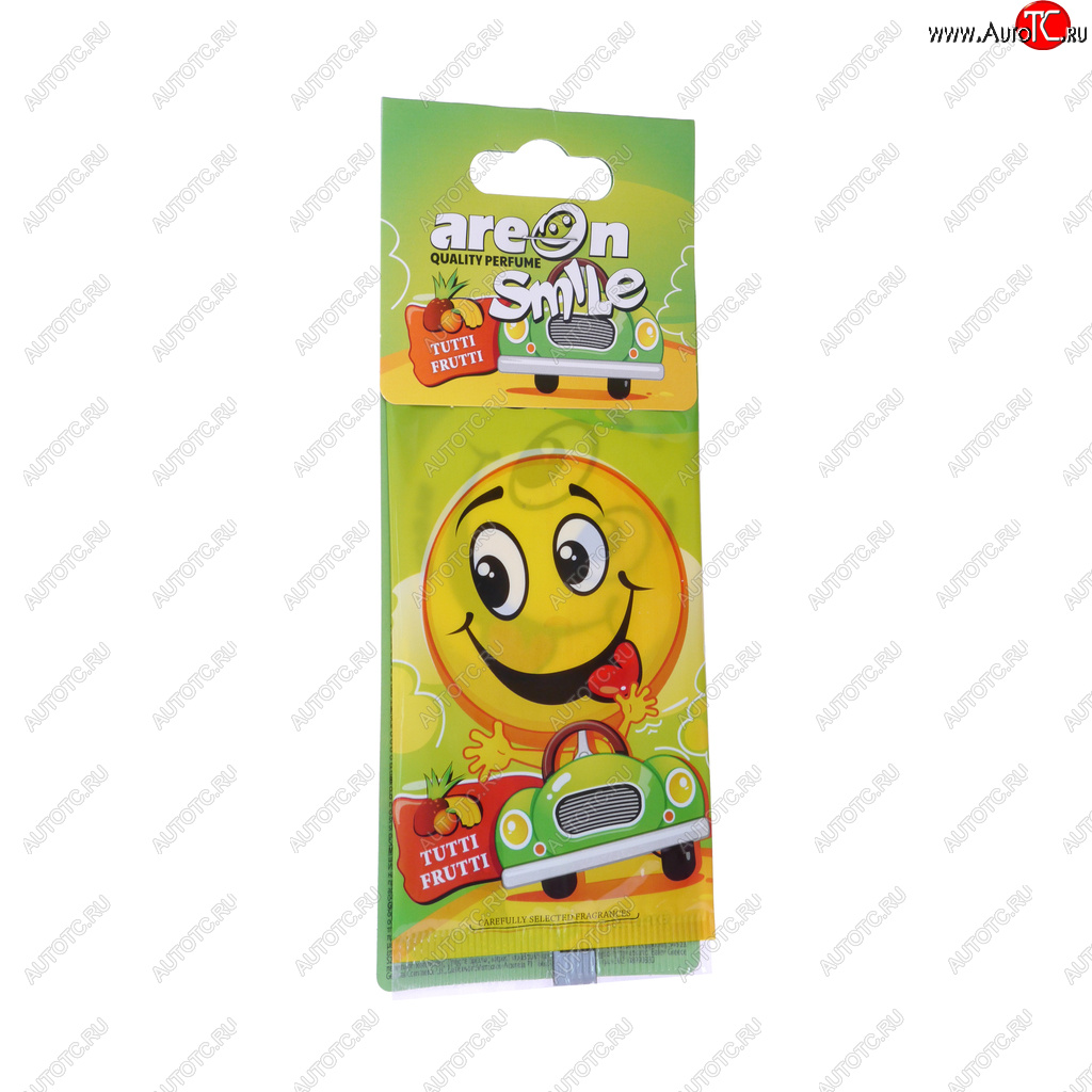 68 р. Ароматизатор подвесной пластина (тутти-фрутти) Smile AREON AREON asd14  с доставкой в г. Керчь