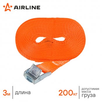 231 р. Стяжка крепления груза 0.2т 3м-25мм (полиэстер) с фиксатором AIRLINE AIRLINE as-t-01  с доставкой в г. Керчь. Увеличить фотографию 4
