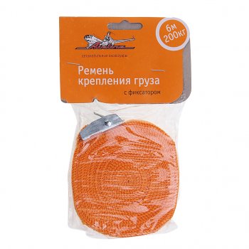 Стяжка крепления груза 0.2т 6м-25мм (полиэстер) с фиксатором AIRLINE AIRLINE as-t-02