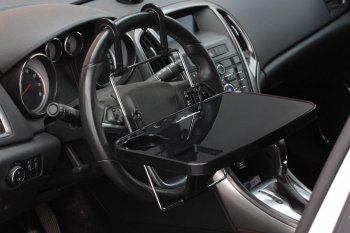 1 079 р. Столик в салон автомобиля многофункциональный на руль 35.5х23.5х2см черный AIRLINE AIRLINE atc-f-02  с доставкой в г. Керчь. Увеличить фотографию 8