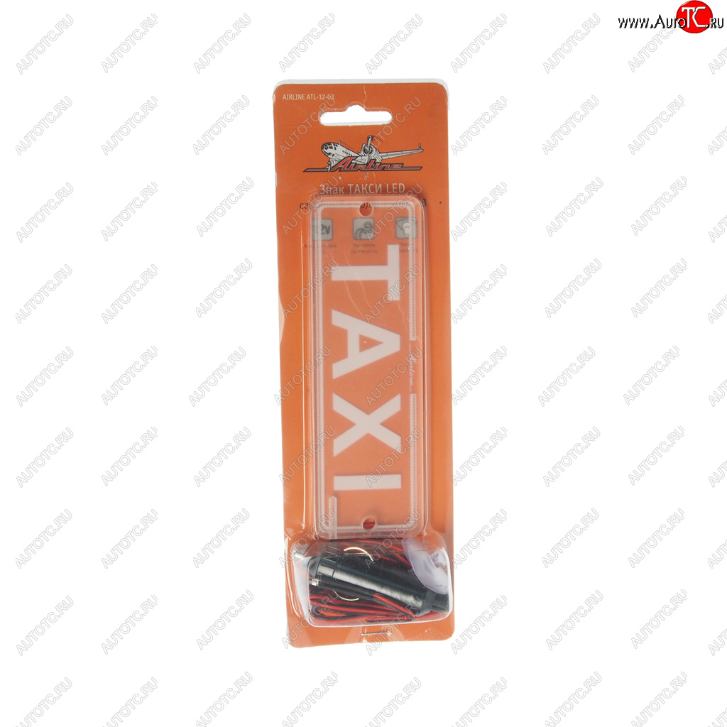 569 р. Знак TAXI на ветровое стекло в прикуриватель 12V AIRLINE AIRLINE atl-12-03  с доставкой в г. Керчь