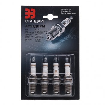 699 р. Свеча зажигания ВАЗ-2110 16V АИ-95 (блистер) комплект 4шт. ЗАЗС ЗАЗС ау 14дврм (1,0)  с доставкой в г. Керчь. Увеличить фотографию 1
