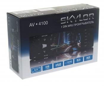 4 849 р. Магнитола автомобильная 1DIN SKYLOR SKYLOR av-4100  с доставкой в г. Керчь. Увеличить фотографию 6