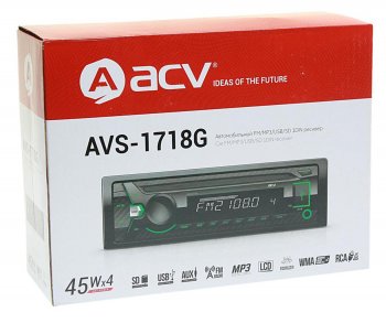 1 999 р. Магнитола автомобильная 1DIN ACV ACV avs-1718g  с доставкой в г. Керчь. Увеличить фотографию 3