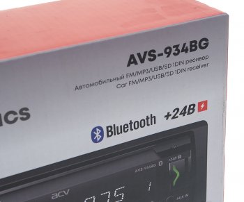 3 299 р. Магнитола автомобильная 1DIN 12V/24V ACV ACV avs-934bg ACV avs-934bg  с доставкой в г. Керчь. Увеличить фотографию 5