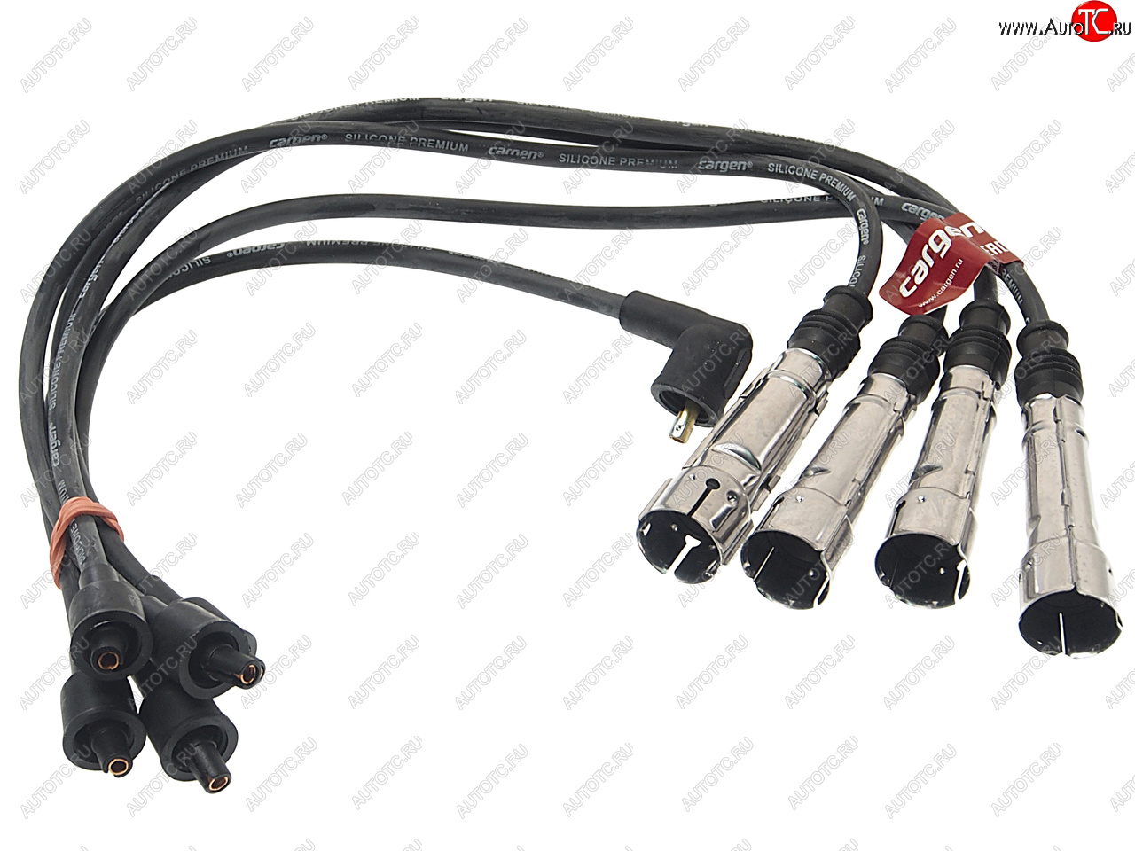 2 579 р. Провод высоковольтный AUDI 80,100,A6 (AADABKAAE) комплект CARGEN CARGEN ax137  с доставкой в г. Керчь