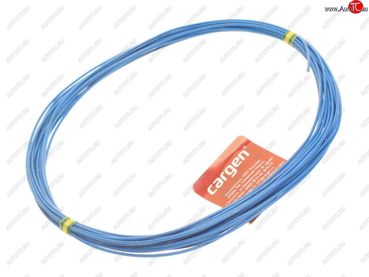 329 р. Провод монтажный ПВАМ 10м (сечение 0.75 кв.мм) голубой CARGEN CARGEN ax3514  с доставкой в г. Керчь