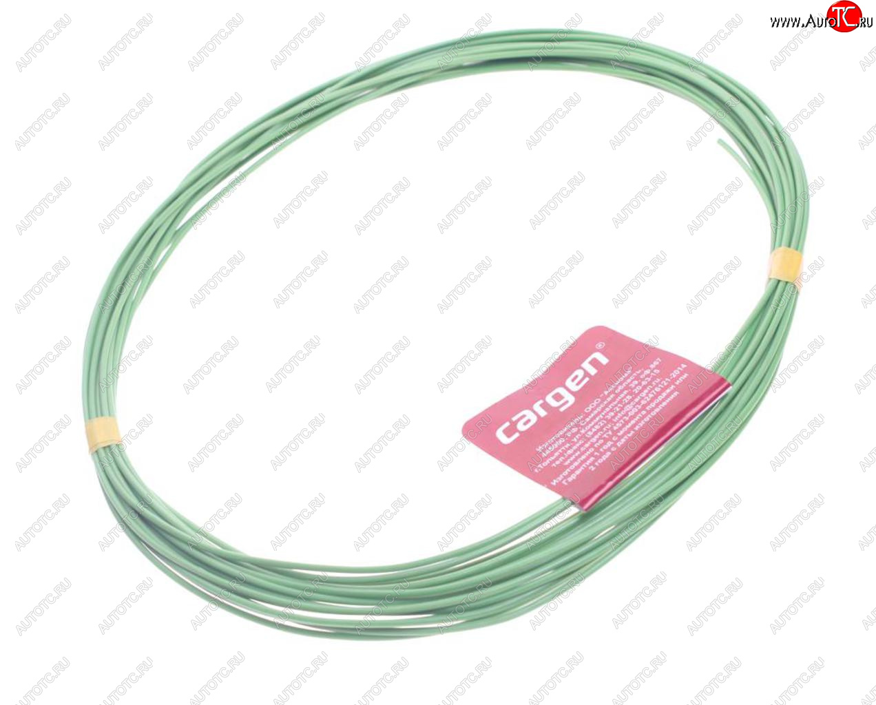 369 р. Провод монтажный ПВАМ 10м (сечение 0.75 кв.мм) зеленый CARGEN CARGEN ax3515  с доставкой в г. Керчь