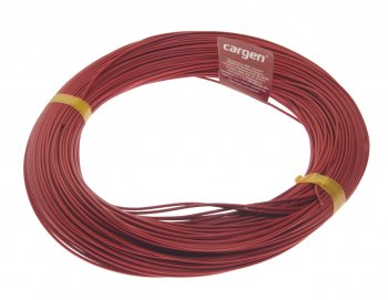 2 789 р. Провод монтажный ПВАМ 100м (сечение 1.0 кв.мм) красный CARGEN CARGEN ax3521001  с доставкой в г. Керчь. Увеличить фотографию 1