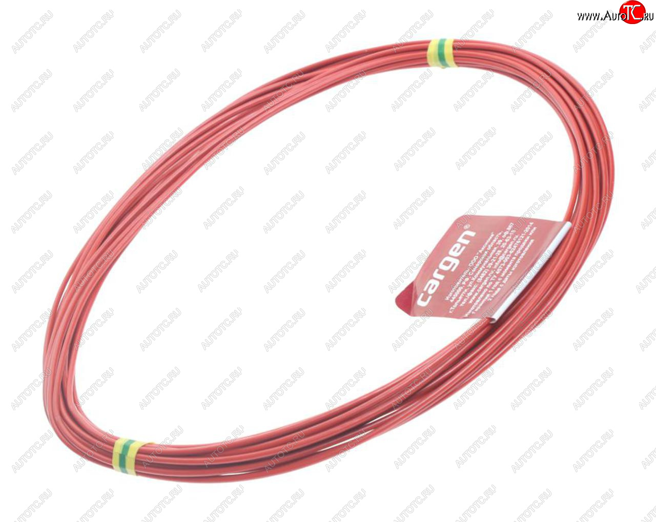 499 р. Провод монтажный ПВАМ 10м (сечение 1.5 кв.мм) красный CARGEN CARGEN ax3551  с доставкой в г. Керчь