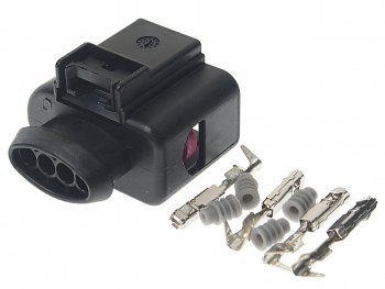 659 р. Разъем VW AUDI SEAT SKODA электрический 4-х контактный датчика давления CARGEN CARGEN ax6664s  с доставкой в г. Керчь. Увеличить фотографию 2