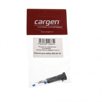 136 р. Разъем HYUNDAI KIA электрический 2-х контактный (DJ7021Y-0.6-11) CARGEN CARGEN ax6862s  с доставкой в г. Керчь. Увеличить фотографию 3