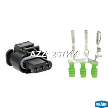 339 р. Разъем VW AUDI SEAT SKODA электрический (3-х контактный) KRAUF KRAUF azz1267kk KRAUF azz1267kk  с доставкой в г. Керчь. Увеличить фотографию 1