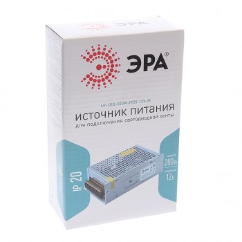 1 229 р. Блок питания светодиодной ленты 12V 200W IP20 ЭРА ЭРА б0044743  с доставкой в г. Керчь. Увеличить фотографию 3