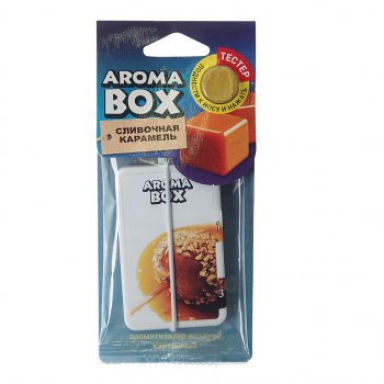 152 р. Ароматизатор подвесной картон высококапиллярный (карамель сливочная) Aroma Box FOUETTE FOUETTE b-11  с доставкой в г. Керчь. Увеличить фотографию 1