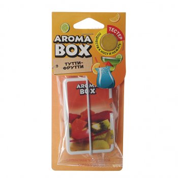 148 р. Ароматизатор подвесной картон высококапиллярный (тутти-фрутти) Aroma Box FOUETTE FOUETTE b-13  с доставкой в г. Керчь. Увеличить фотографию 1