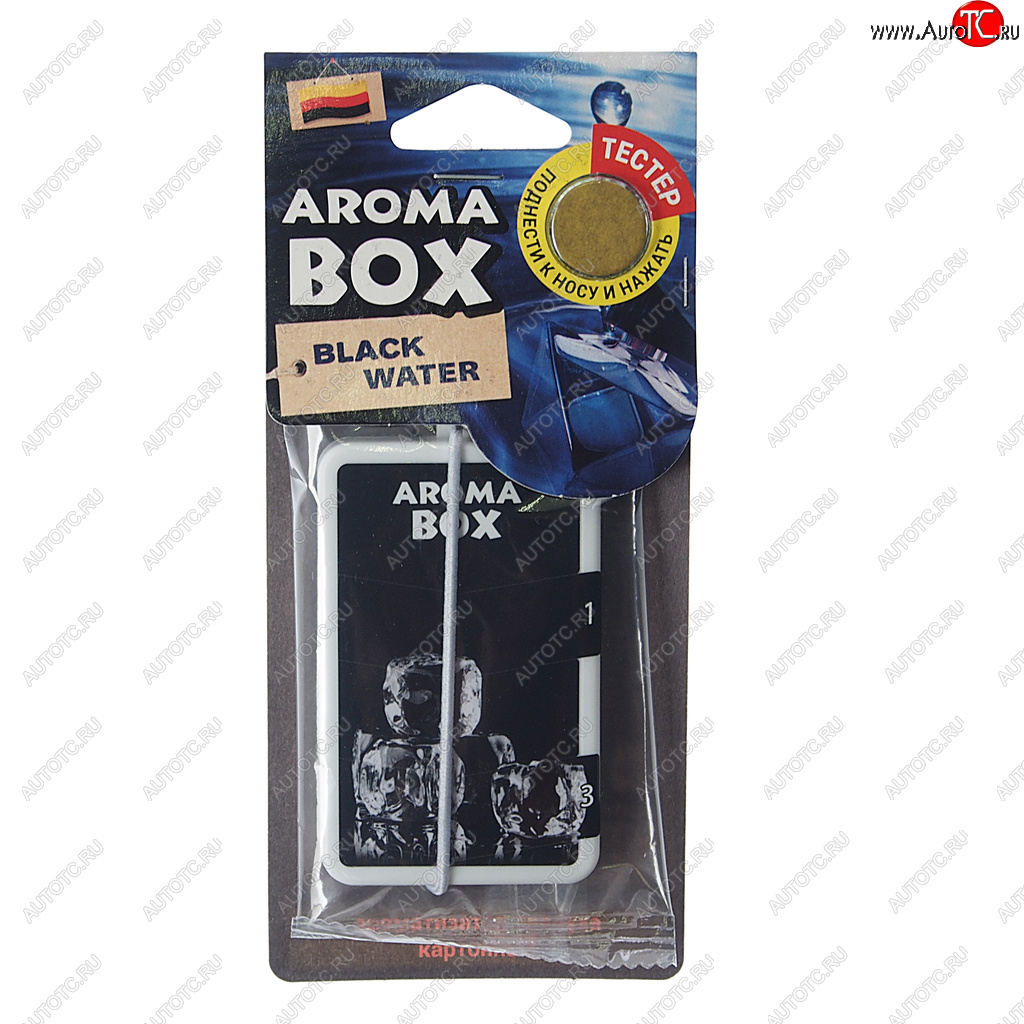 152 р. Ароматизатор подвесной картон высококапиллярный (лед черный) Aroma Box FOUETTE FOUETTE b-17  с доставкой в г. Керчь