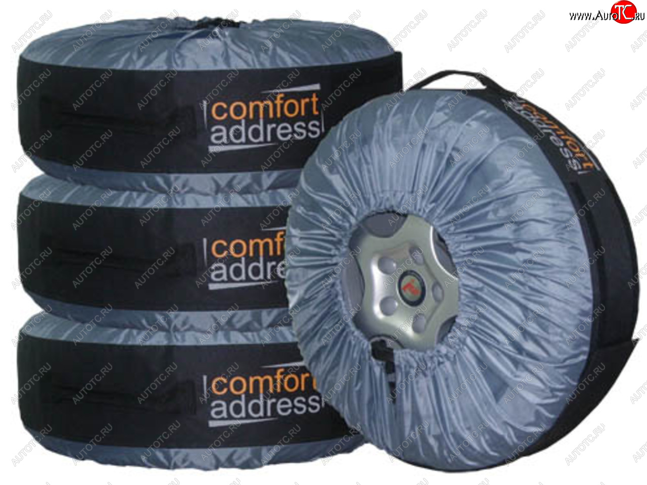 919 р. Чехол для сезонного хранения колес R13-20 на липучке 1шт. COMFORT ADDRESS COMFORT ADDRESS bag-015  с доставкой в г. Керчь