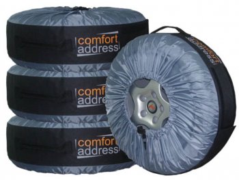 3 399 р. Чехол для сезонного хранения колес R13-20 комплект 4шт. COMFORT ADDRESS COMFORT ADDRESS bag-016  с доставкой в г. Керчь. Увеличить фотографию 1