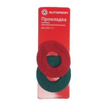 167 р. Прокладка для клемм аккумулятора противоокислительная 2шт. AUTOPROFI AUTOPROFI baтprt-111  с доставкой в г. Керчь. Увеличить фотографию 1