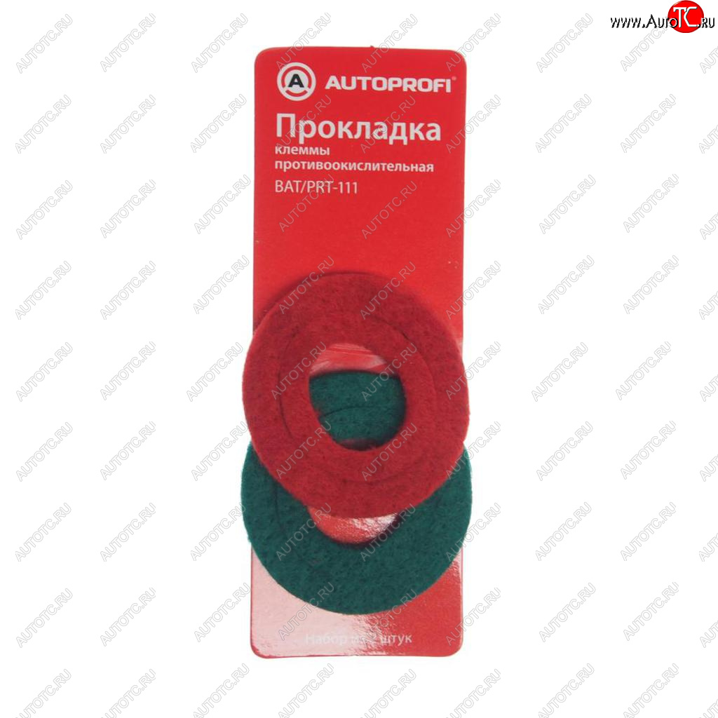 167 р. Прокладка для клемм аккумулятора противоокислительная 2шт. AUTOPROFI AUTOPROFI baтprt-111  с доставкой в г. Керчь