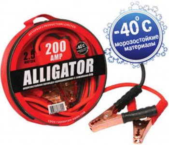 1 199 р. Провода для прикуривания 200А 2.5м ALLIGATOR ALLIGATOR bc-200  с доставкой в г. Керчь. Увеличить фотографию 1