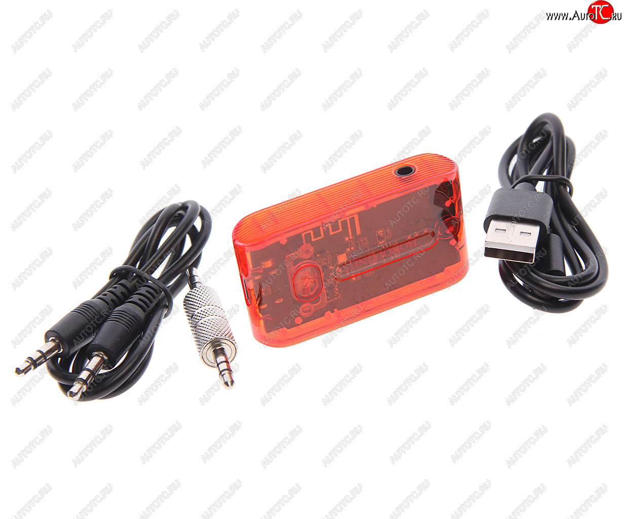 1 089 р. Адаптер Bluetooth автомобильный BOROFONE BOROFONE bc46 vitality orange  с доставкой в г. Керчь