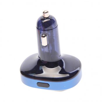 1 579 р. Устройство зарядное в прикуриватель с трансмиттером (bluetooth,hands free) черное BOROFONE BOROFONE bc47 dark blue  с доставкой в г. Керчь. Увеличить фотографию 2