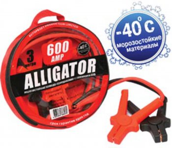 2 539 р. Провода для прикуривания 600А 3.0м ALLIGATOR ALLIGATOR bc-600  с доставкой в г. Керчь. Увеличить фотографию 1