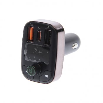 Устройство зарядное в прикуриватель с трансмиттером (bluetooth,hands free) черное XO XO bcc06 black