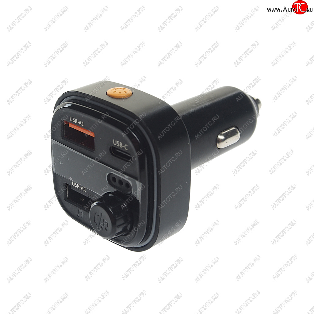 959 р. Устройство зарядное в прикуриватель с трансмиттером (bluetooth,hands free) черное XO XO bcc08 black  с доставкой в г. Керчь