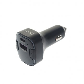 1 039 р. Устройство зарядное в прикуриватель с трансмиттером (bluetooth,hands free) черное XO XO bcc12  с доставкой в г. Керчь. Увеличить фотографию 1