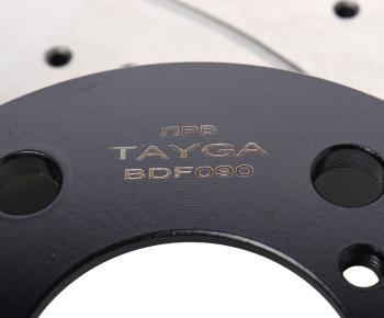 8 899 р. Диск тормозной SUBARU Forester,Impreza,Legacy,Outback передний перфорированный комплект TAYGA TAYGA bdf090  с доставкой в г. Керчь. Увеличить фотографию 4