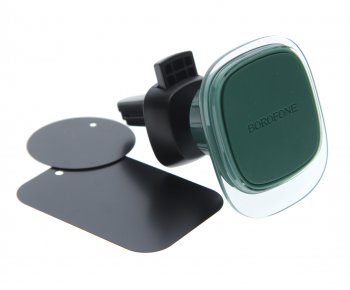 479 р. Держатель телефона на дефлектор магнитный BOROFONE BOROFONE bh82 green glaze  с доставкой в г. Керчь. Увеличить фотографию 1