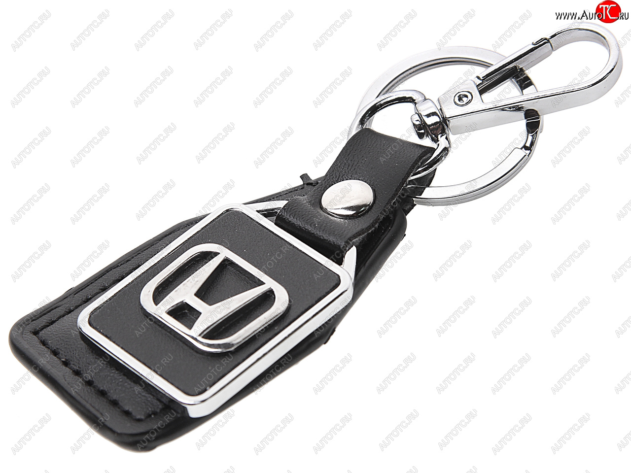 191 р. Брелок HONDA металл, кожа MASHINOKOM MASHINOKOM bkn 008  с доставкой в г. Керчь
