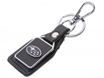 191 р. Брелок SUBARU черный, металл, кожа MASHINOKOM MASHINOKOM bkn 027  с доставкой в г. Керчь. Увеличить фотографию 1