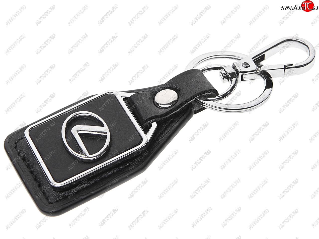 191 р. Брелок LEXUS черный, металл, кожа MASHINOKOM MASHINOKOM bkn 028  с доставкой в г. Керчь