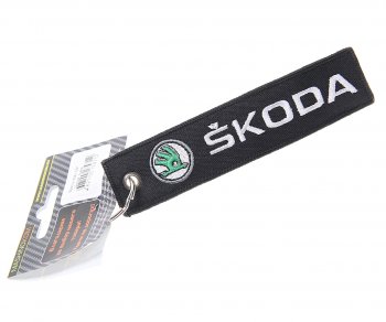 190 р. Брелок SKODA ткань,вышивка 13х3см MASHINOKOM MASHINOKOM bmv 091  с доставкой в г. Керчь. Увеличить фотографию 1