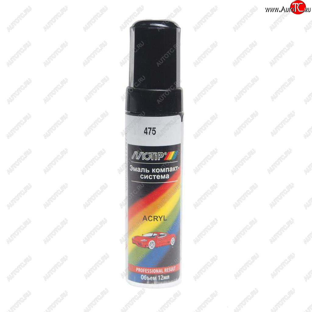 299 р. Краска черный сапфир с кистью 12мл BMW 475 MOTIP MOTIP bmw 475 cherniy sapfir me12ml  с доставкой в г. Керчь